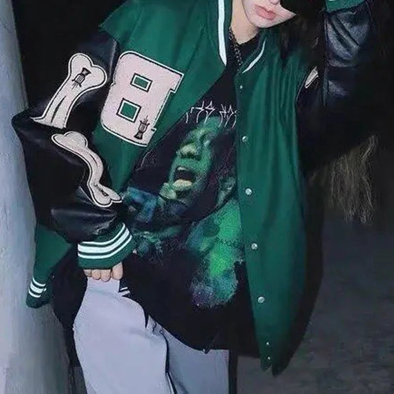 Diva Varsity Baseball Bomber Jacket