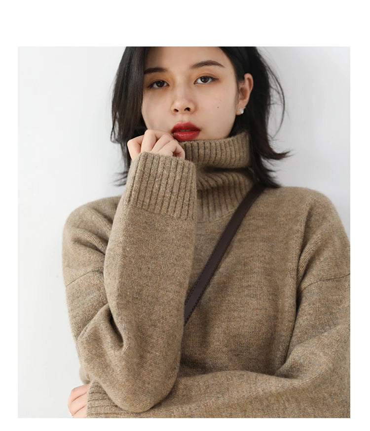 Diva Loose Turtleneck Sweater