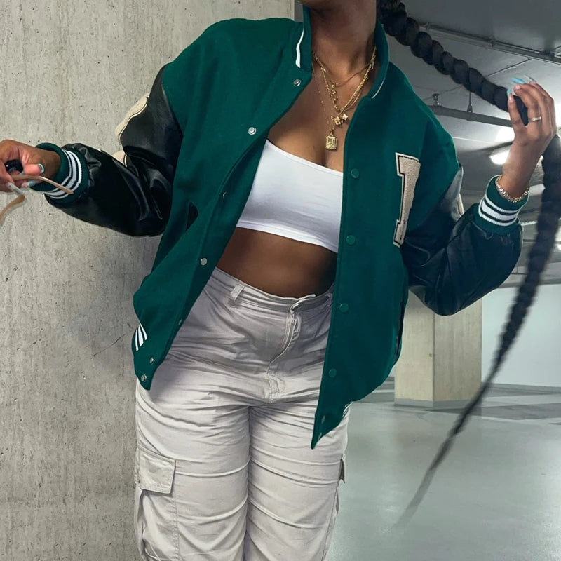 Diva Varsity Baseball Bomber Jacket