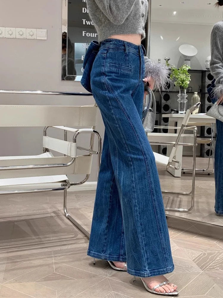 Trending Solid Designer Patchwork Bowknot Denim Pant