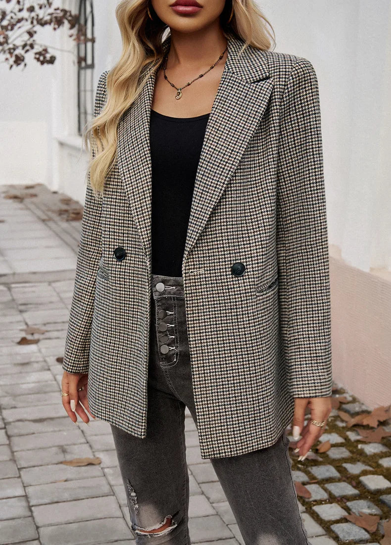 Trending Lapel Button Blazer Coat