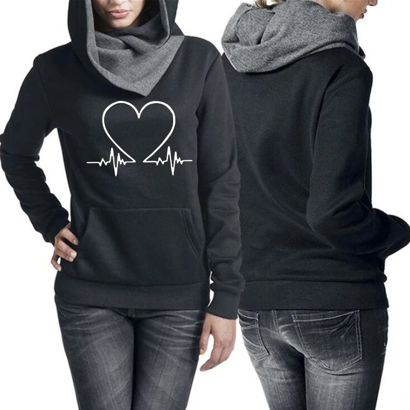 Femme  Warm Hooded Sweatshirts, Sweatpants