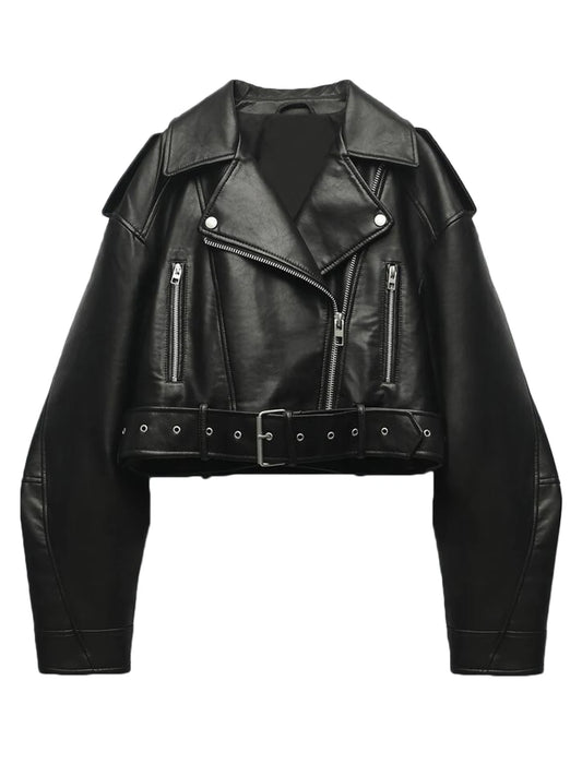 Diva Faux Leather Jacket