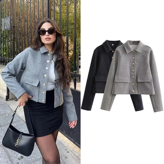 Trendy Chic Aviator Jacket