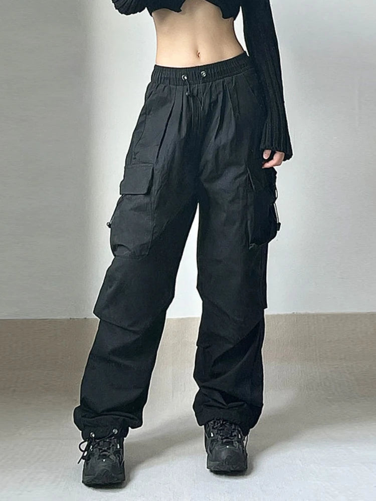 Oversized Cargo Parachute Pants Divas