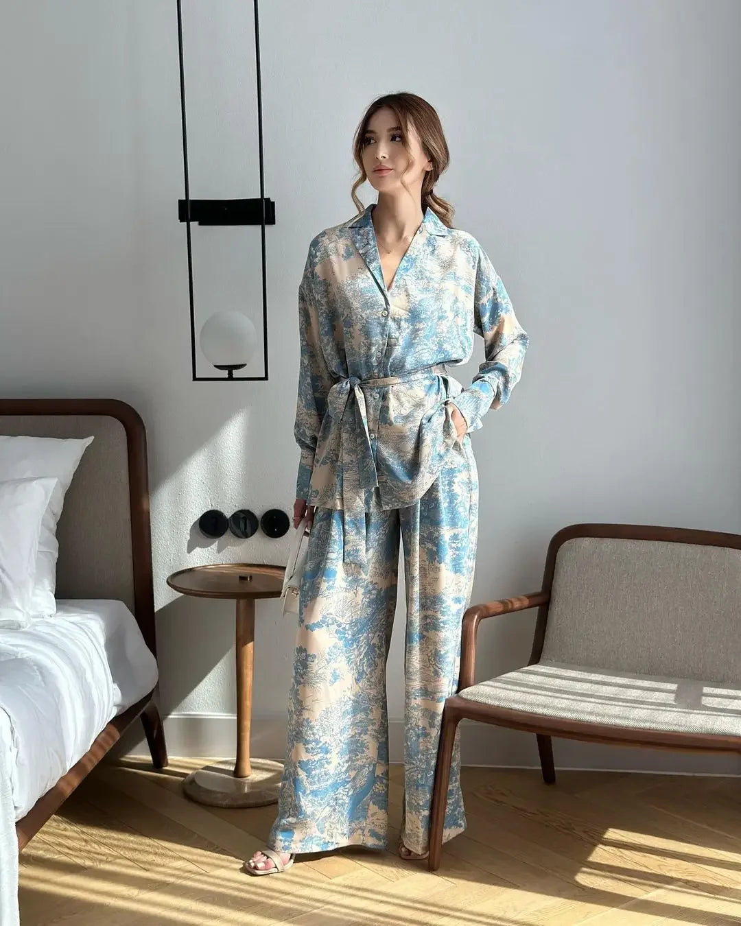 Femme Cozy Printed Pajamas Suits