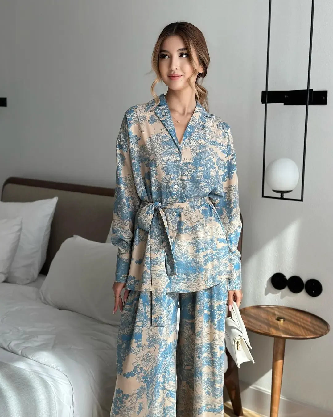 Femme Cozy Printed Pajamas Suits