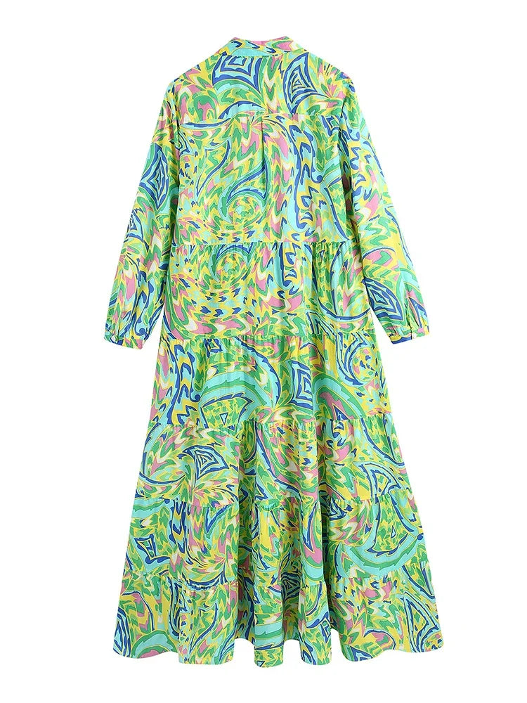 Femme Print Shirt Dress