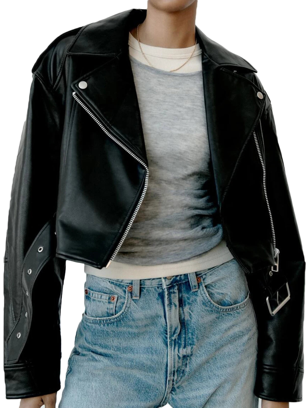 Diva Faux Leather Jacket