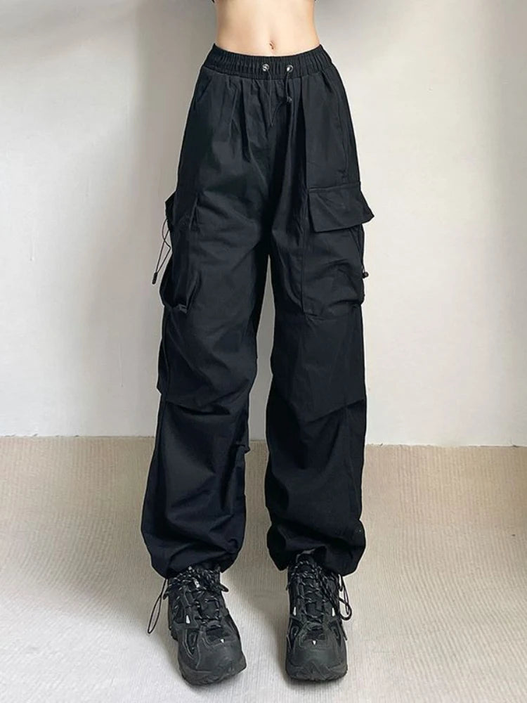 Oversized Cargo Parachute Pants Divas